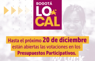 Eso significa que todas las mujeres pueden decidir acerca de cuáles deben ser las inversiones por realizarse en su barrio o localidad.  Esto lo que representa una gran oportunidad para respaldar aquellas iniciativas que fueron inscritas en la plataforma del Gobierno Abierto de Bogotá -GABO- y que favorecen a las mujeres en el lugar en donde residen.   Estas iniciativas están en el grupo de mujer, género, víctimas, discapacidad y familia, las cuales apuntan a las metas de las mujeres en el Plan de Desarrollo